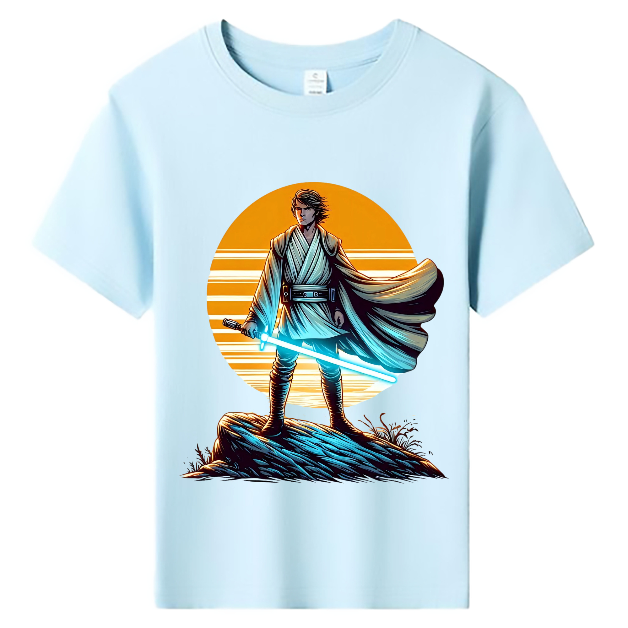 （画像用） スター・ウォーズ Star Wars 綿100％キッズTシャツ（フロントプリント）
